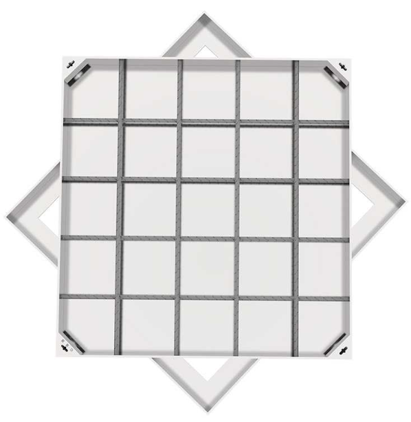 河西区街道不锈钢方井展示